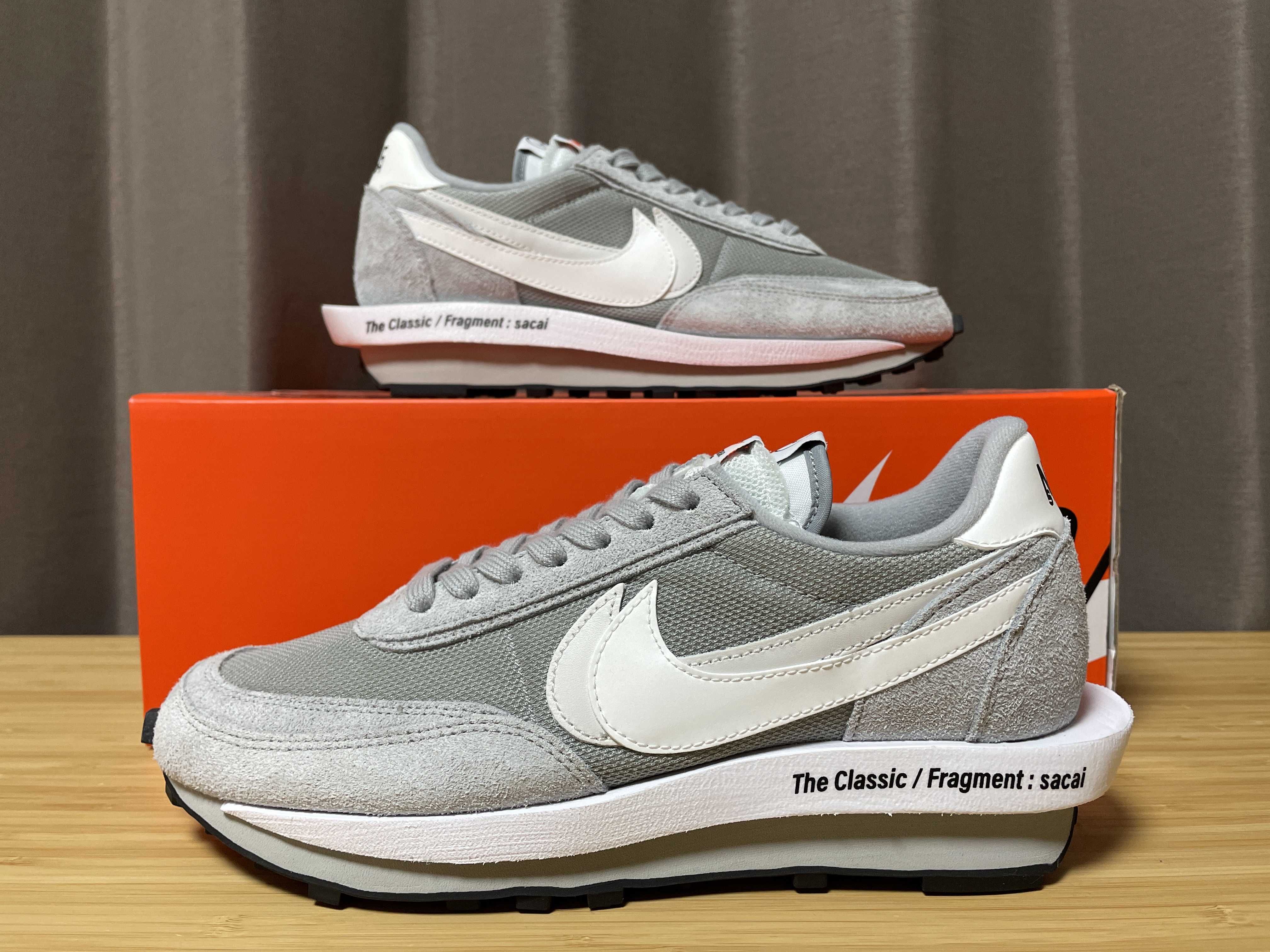Fragment × sacai × Nike LD Waffle "Light Smoke Grey"