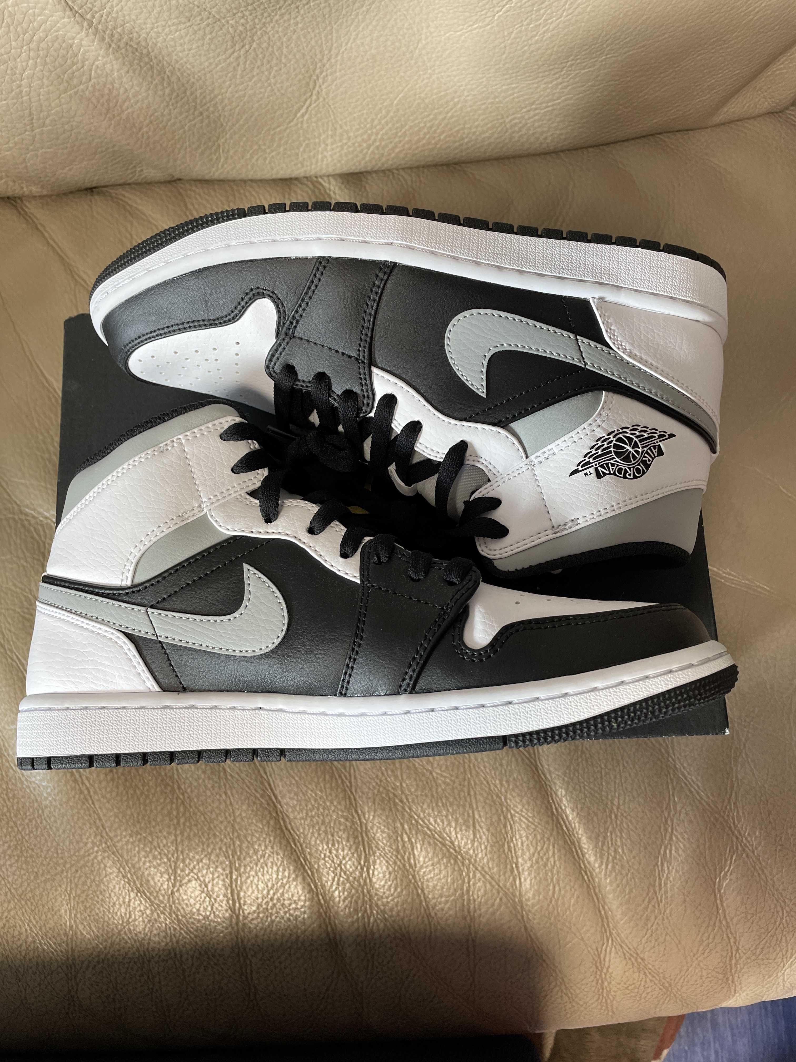 NIKE AIR JORDAN 1 MID "WHITE SHADOW"