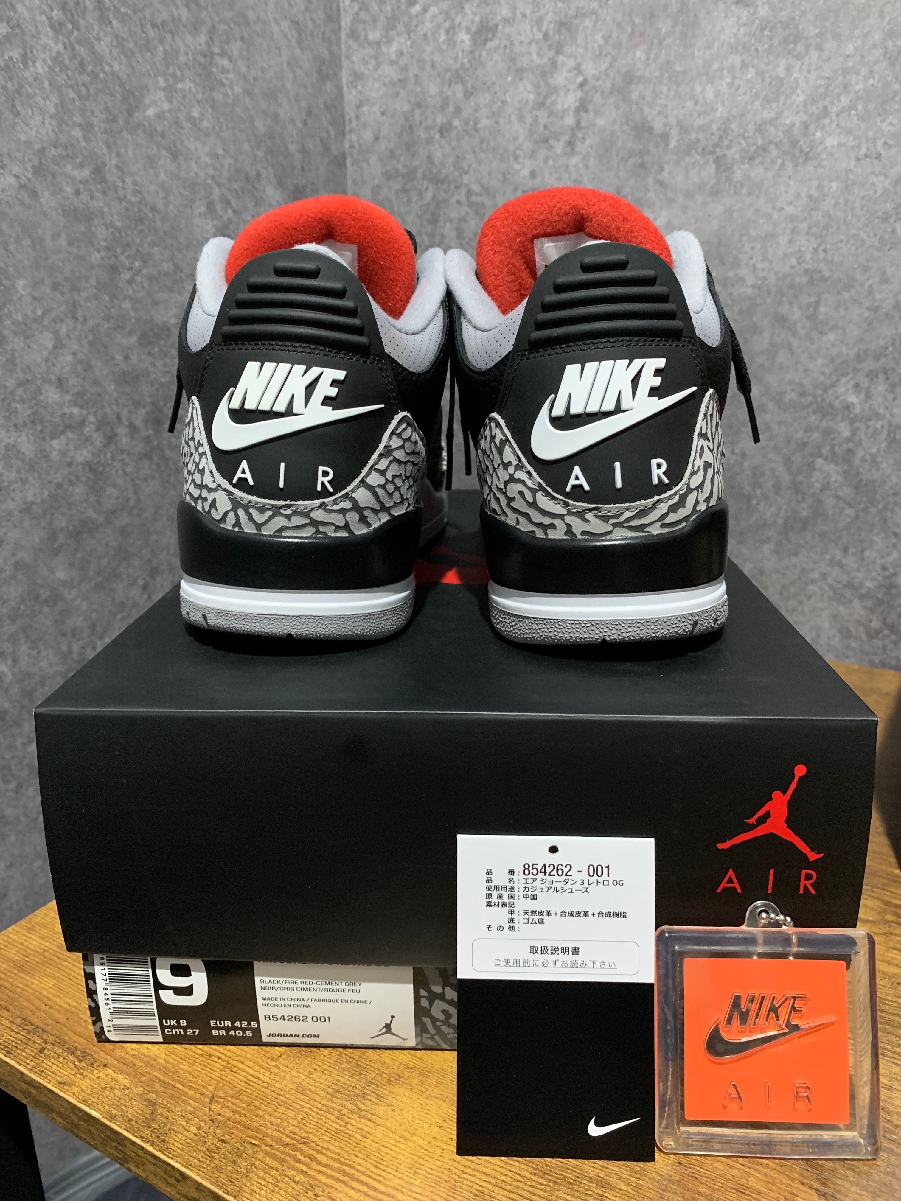 Nike Air Jordan 3 Retro OG "Black Cement" (2018)