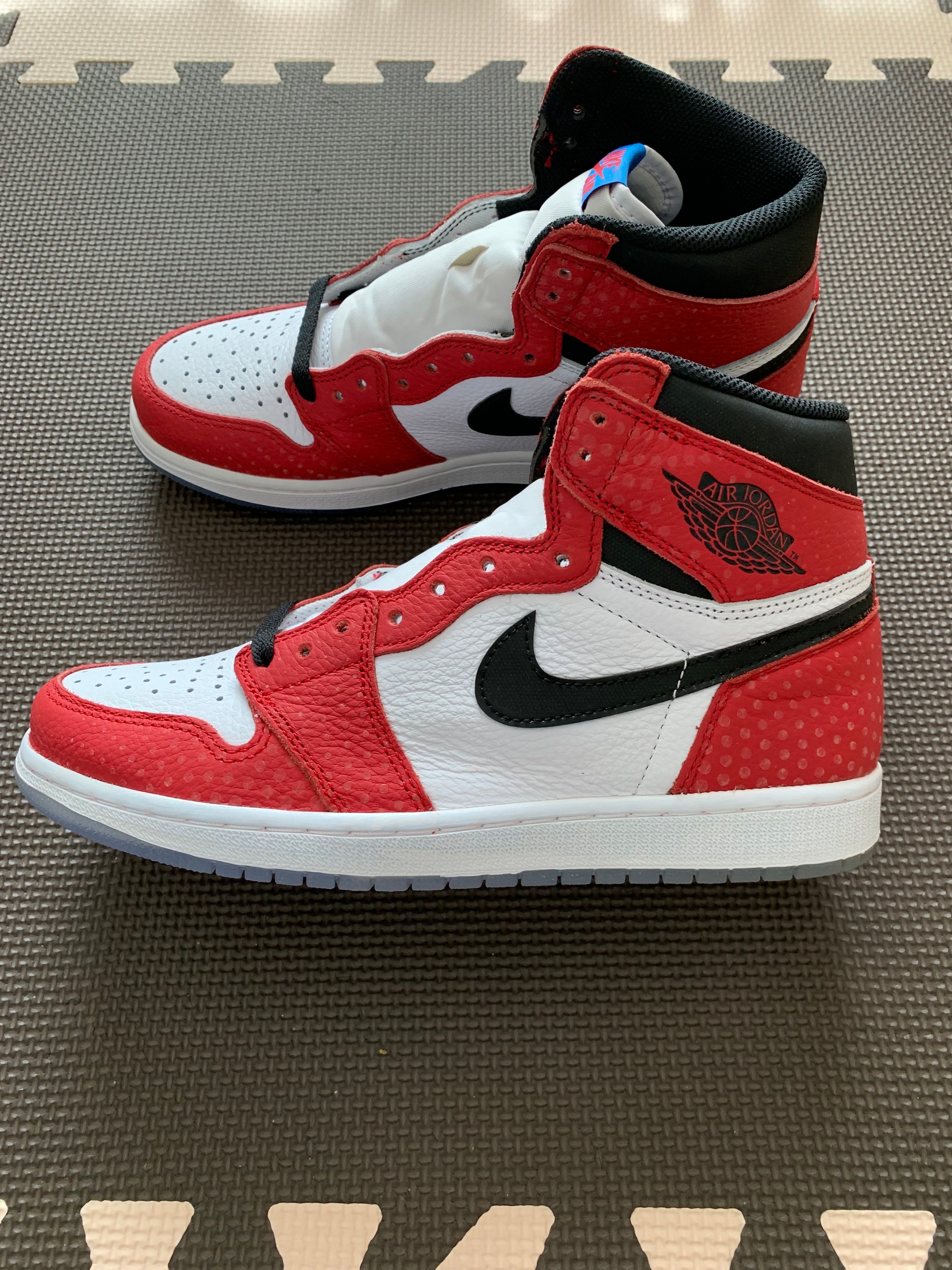 Spiderman × Nike Air Jordan 1 Origin Story "Gym Red/White/Photo Blue/Black"