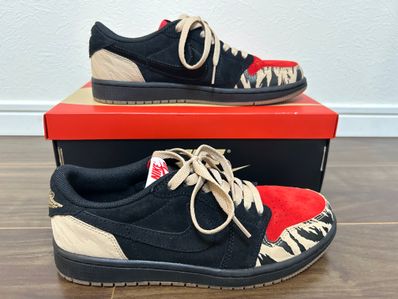 Sole Fly × Nike Air Jordan 1 Low "Black and Sport Red"