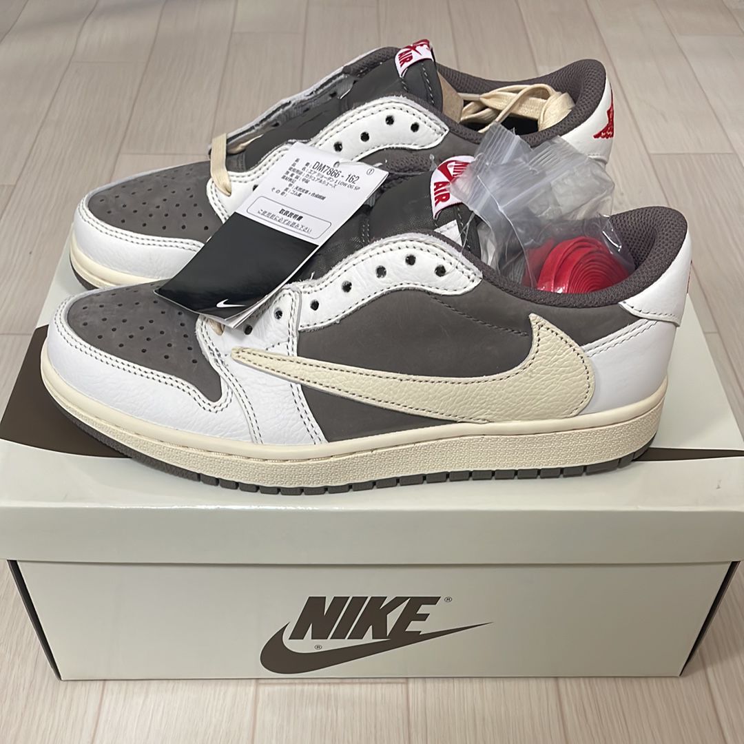 Travis Scott × Nike Air Jordan 1 Low OG SP "Reverse Mocha/Sail and Ridgerock"
