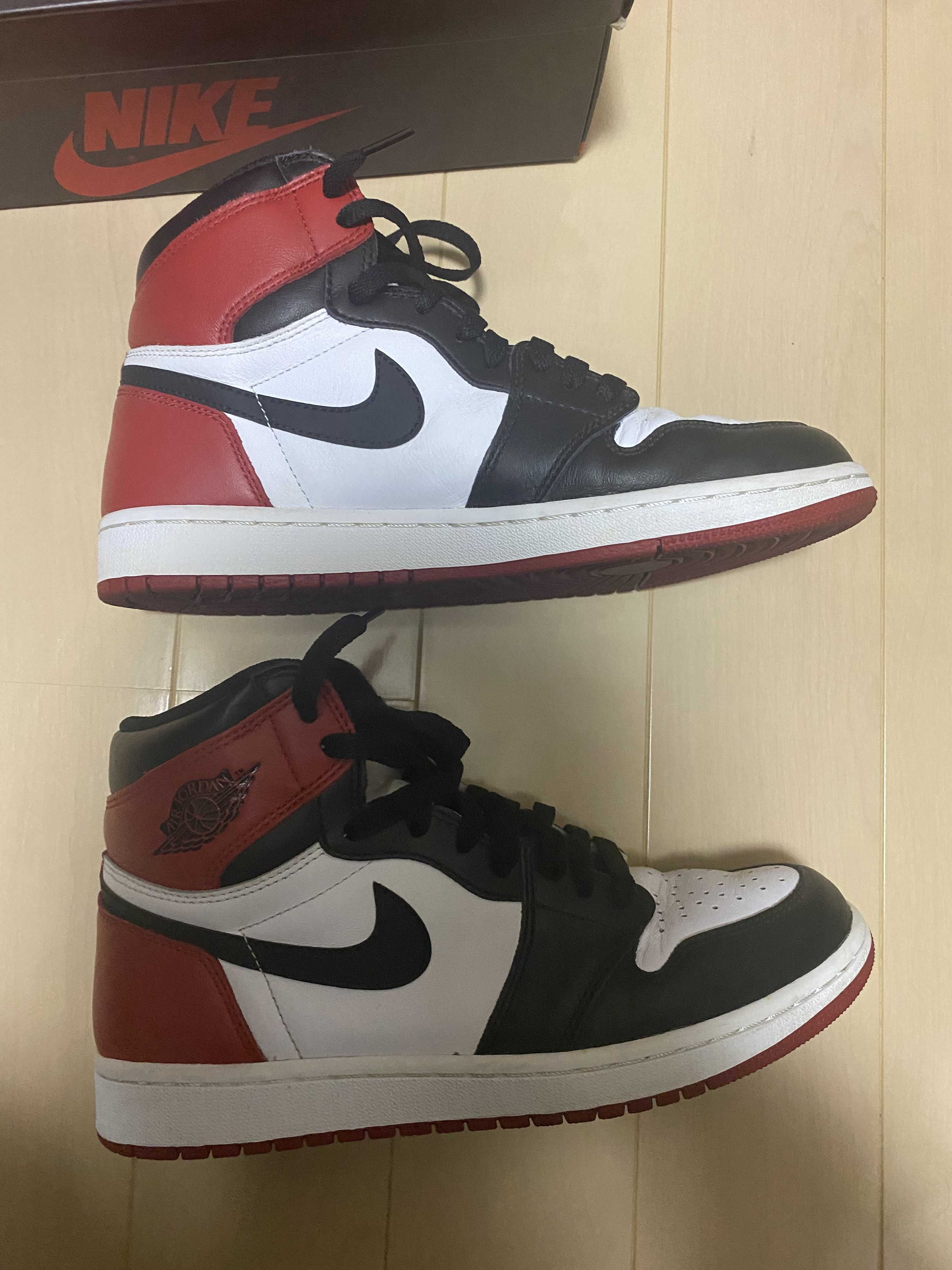 Nike Air Jordan 1 Retro High OG "Black Toe"(2016)