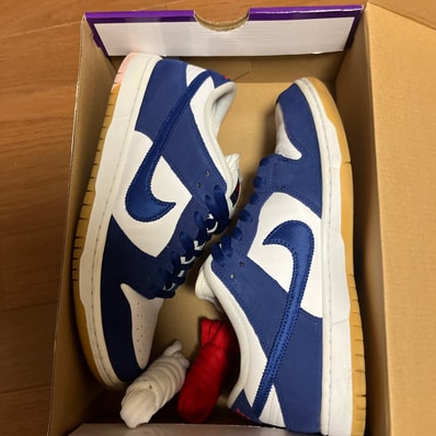Nike SB Dunk Low "Los Angeles Dodgers/Deep Royal Blue"