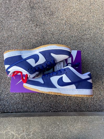 Nike SB Dunk Low "Los Angeles Dodgers/Deep Royal Blue"