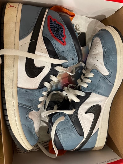 FACETASM × Nike Air Jordan 1 Mid "White/Navy"