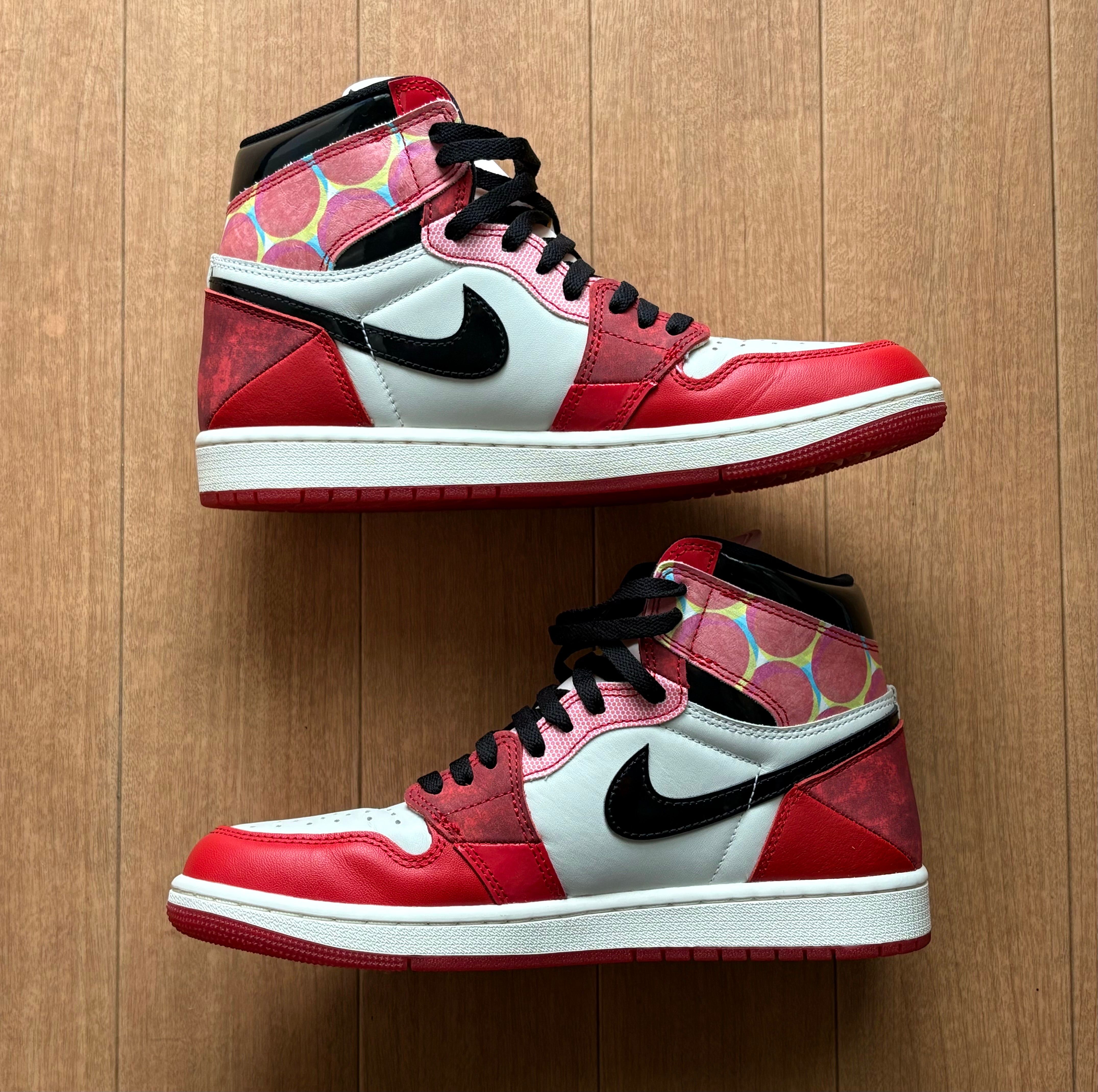 Spider-Man × Nike Air Jordan 1 Retro High OG SP "Spider-Man: Across the Spider-Verse/University Red"
