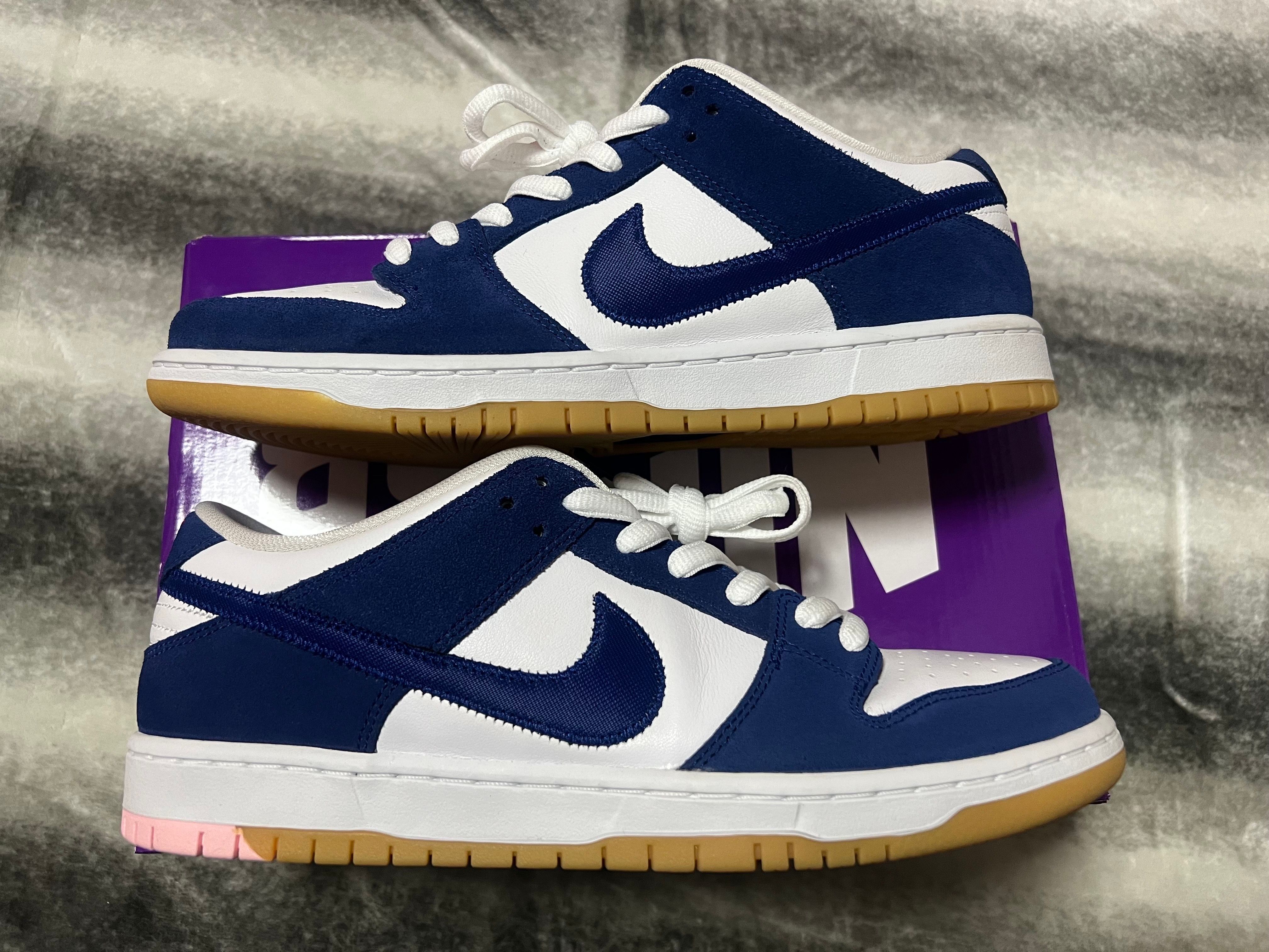 Nike SB Dunk Low "Los Angeles Dodgers/Deep Royal Blue"