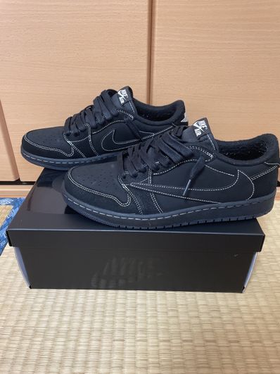 Travis Scott × Nike Air Jordan 1 Low OG SP "Black Phantom"