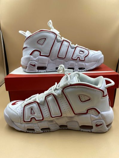 NIKE AIR MORE UPTEMPO "WHITE/VARSITY RED" (2021)