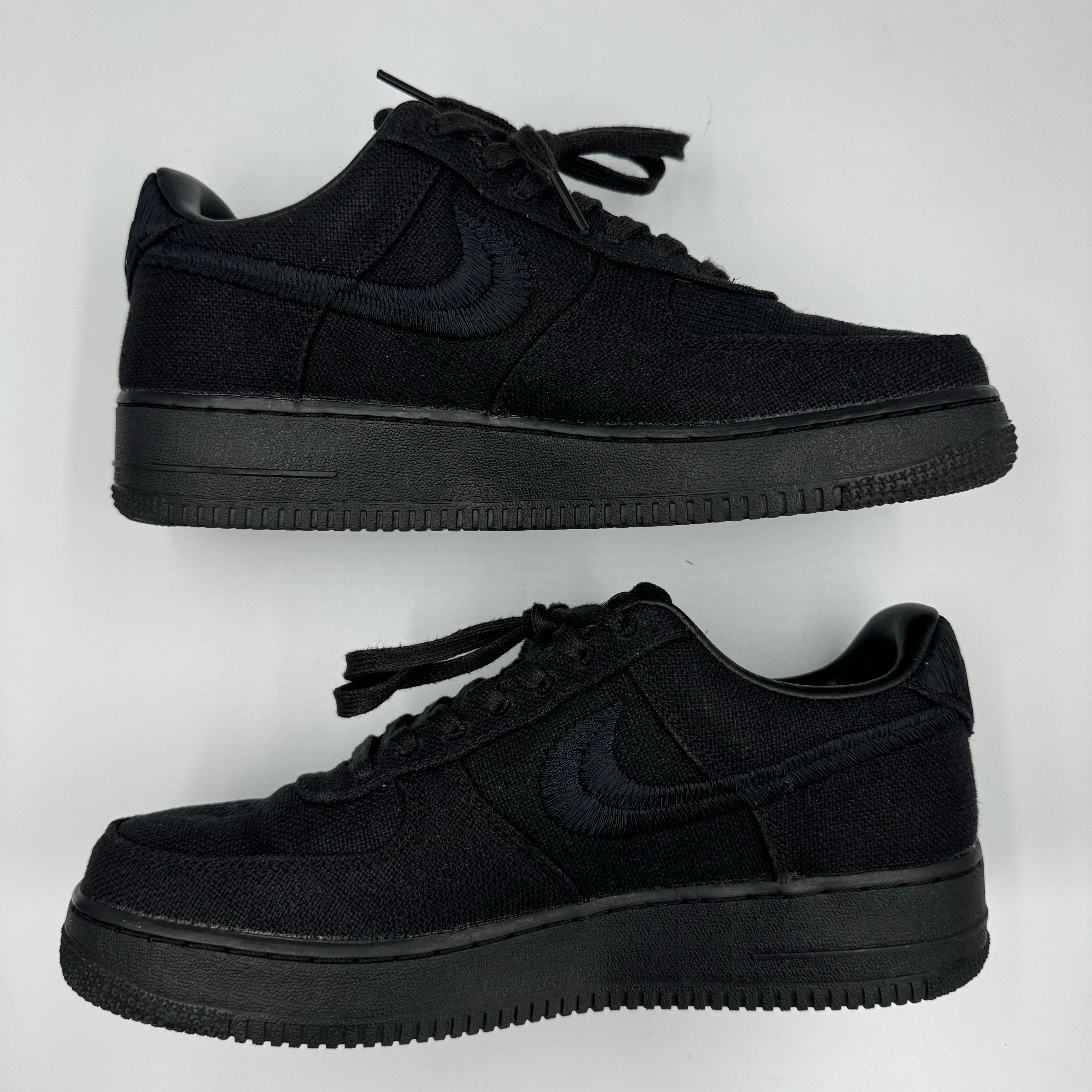 Stussy × Nike Air Force 1 Low "Triple Black"