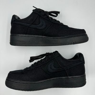 Stussy × Nike Air Force 1 Low "Triple Black"