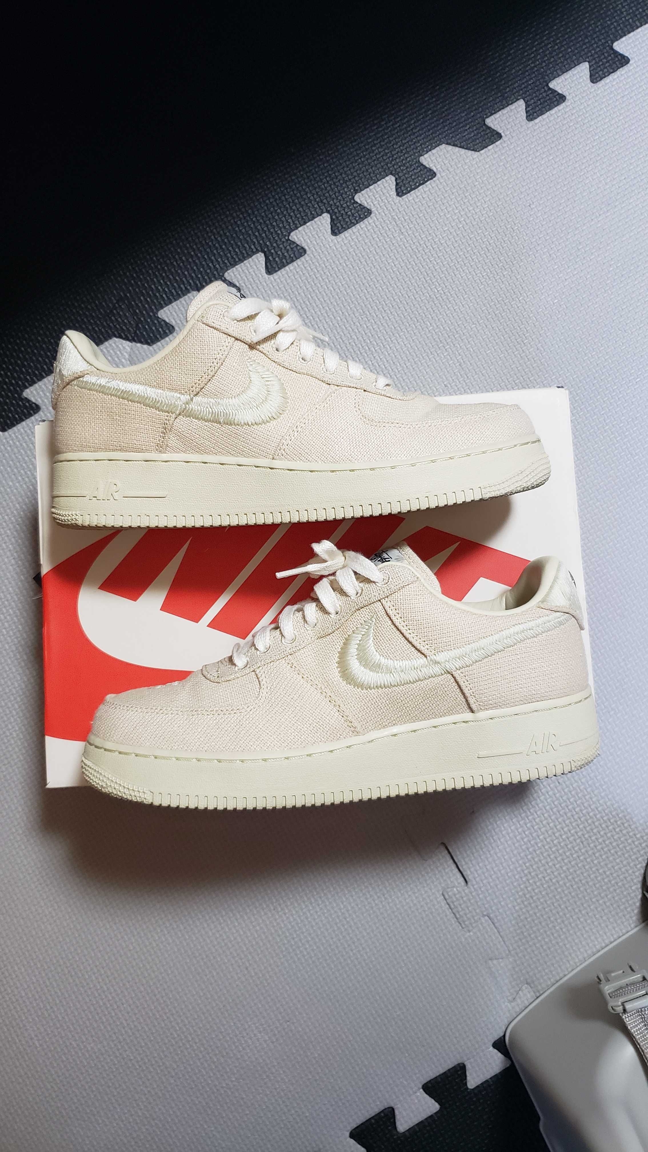 Stussy × Nike Air Force 1 Low "Fossil Stone"