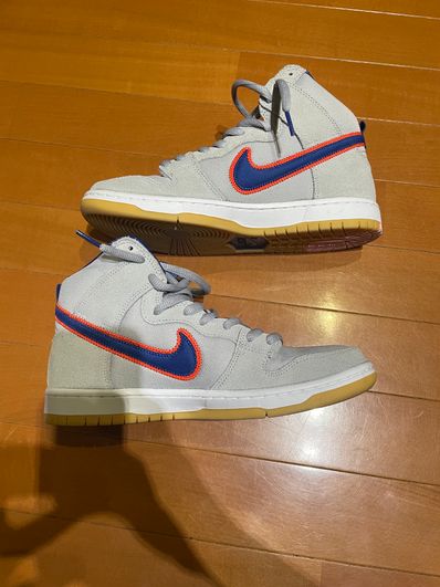Nike SB Dunk High "Rush Blue and Team Orange/New York Mets"