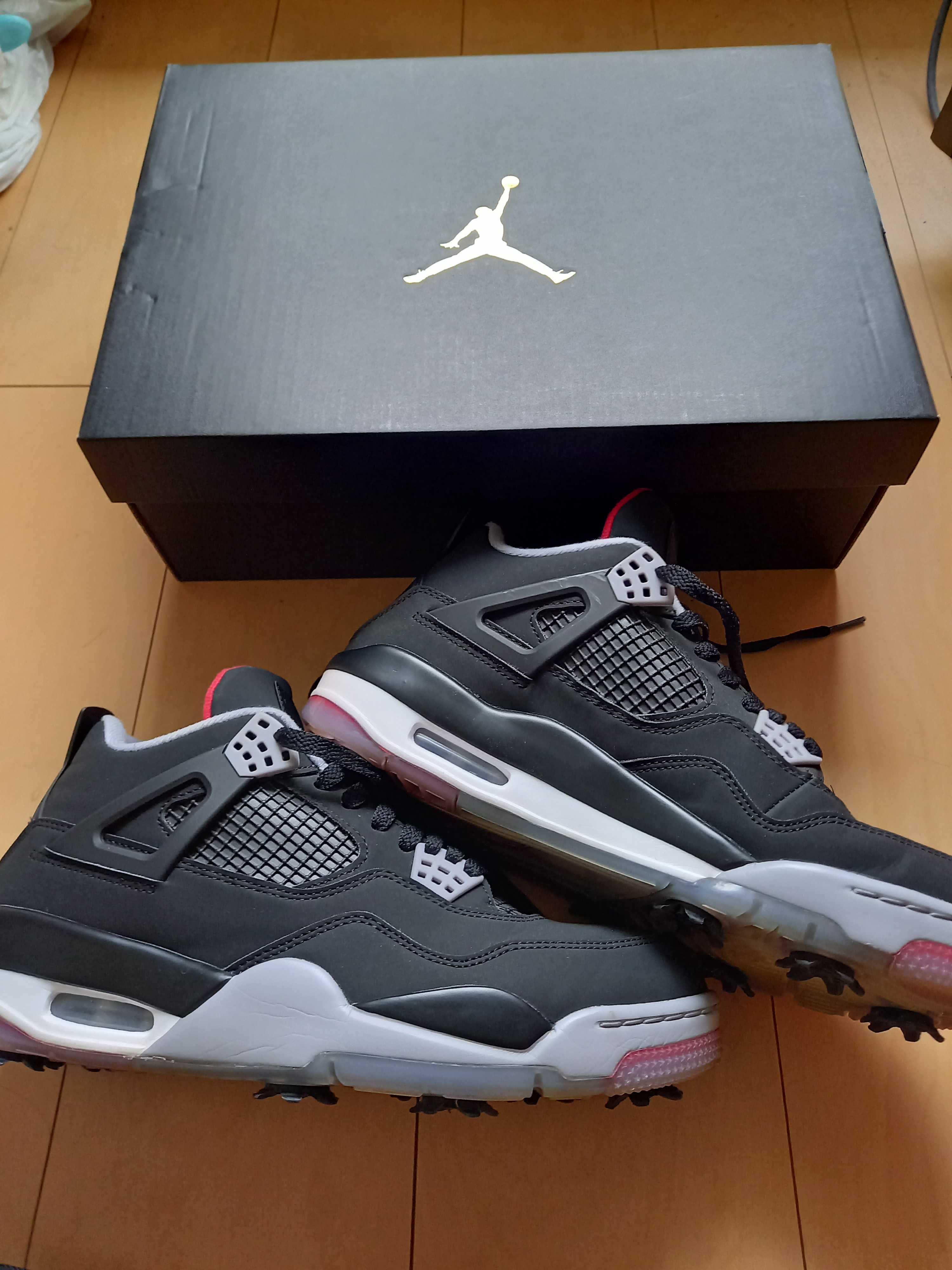 Nike Air Jordan 4 Golf "Bred"