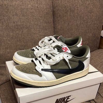 Travis Scott × Nike Air Jordan 1 Low OG SP "Reverse Olive"