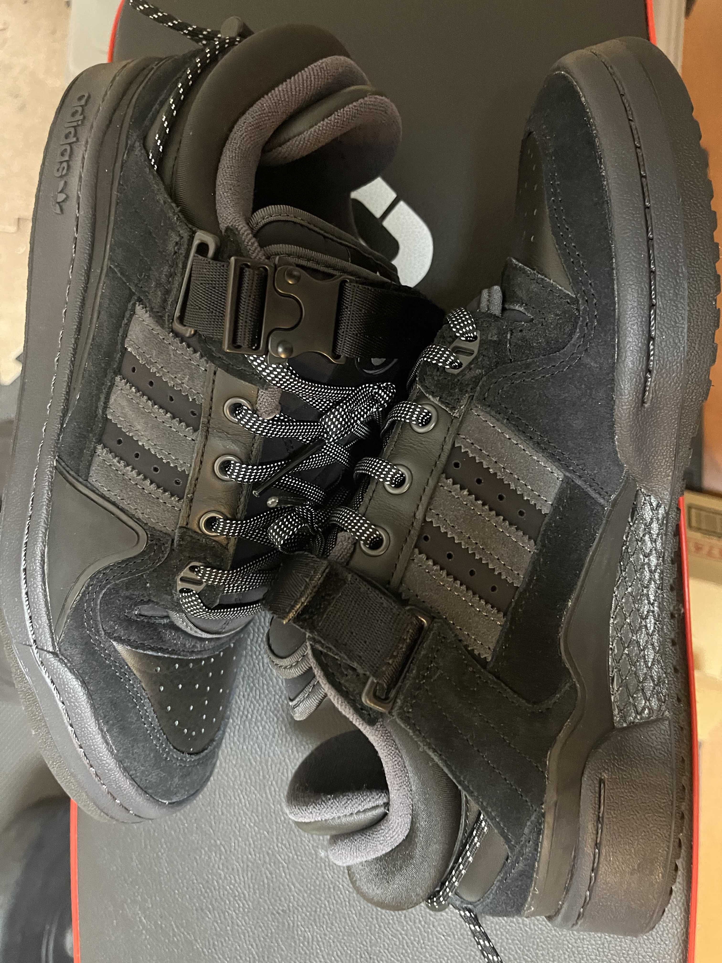 Bad Bunny × adidas Forum 84 Low "Core Black"