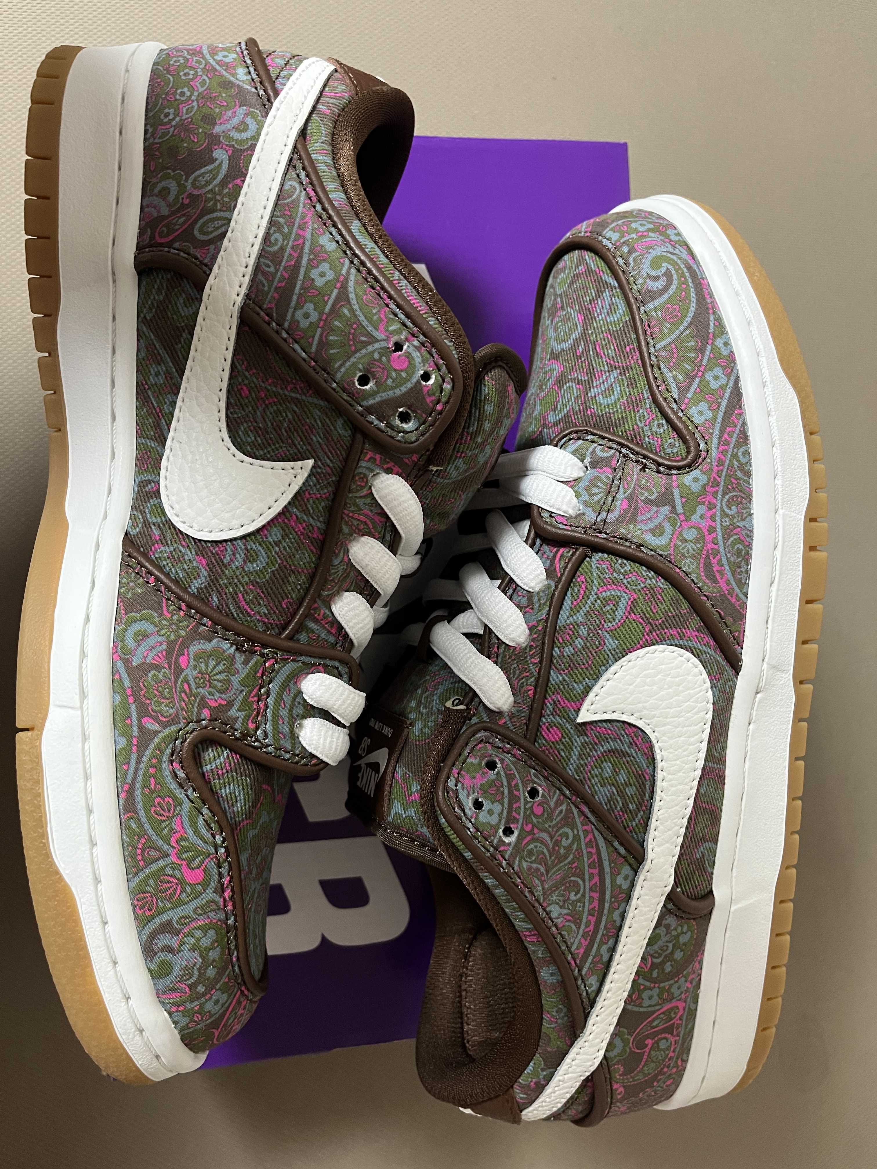 Nike SB Dunk Low PRM "Brown Paisley"