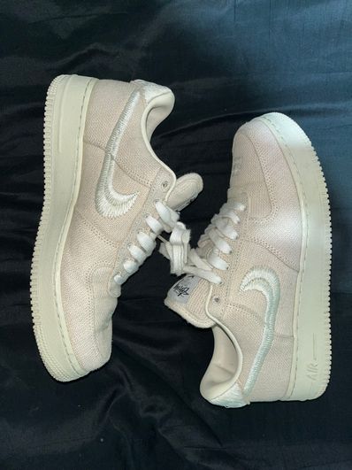 Stussy × Nike Air Force 1 Low "Fossil Stone"