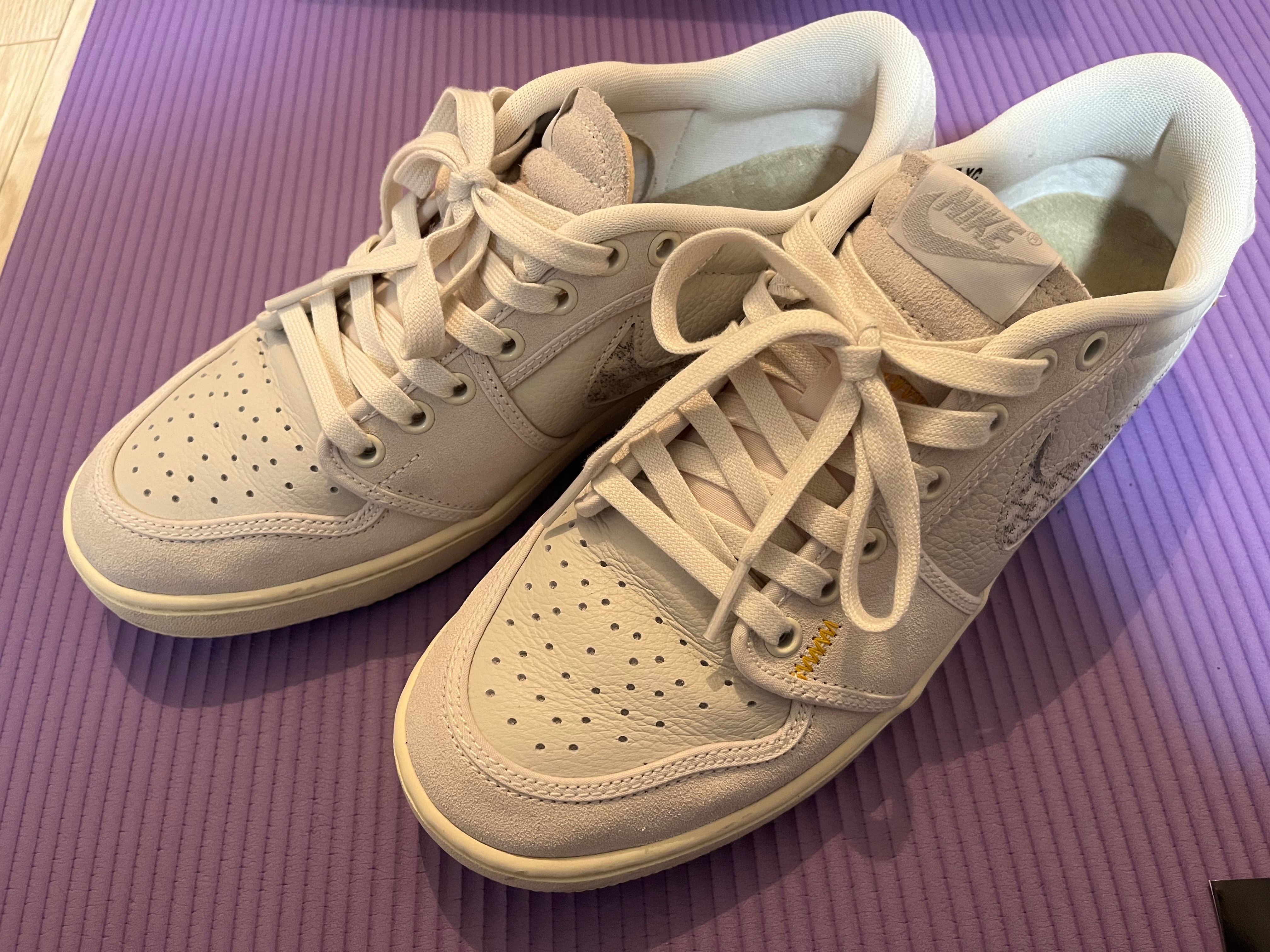 UNION × Nike Air Jordan 1 Low KO "Sail Leather"