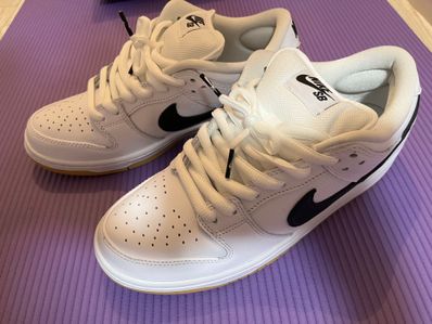 Nike SB Dunk Low Pro "White/Black-White-Gum Light Brown"