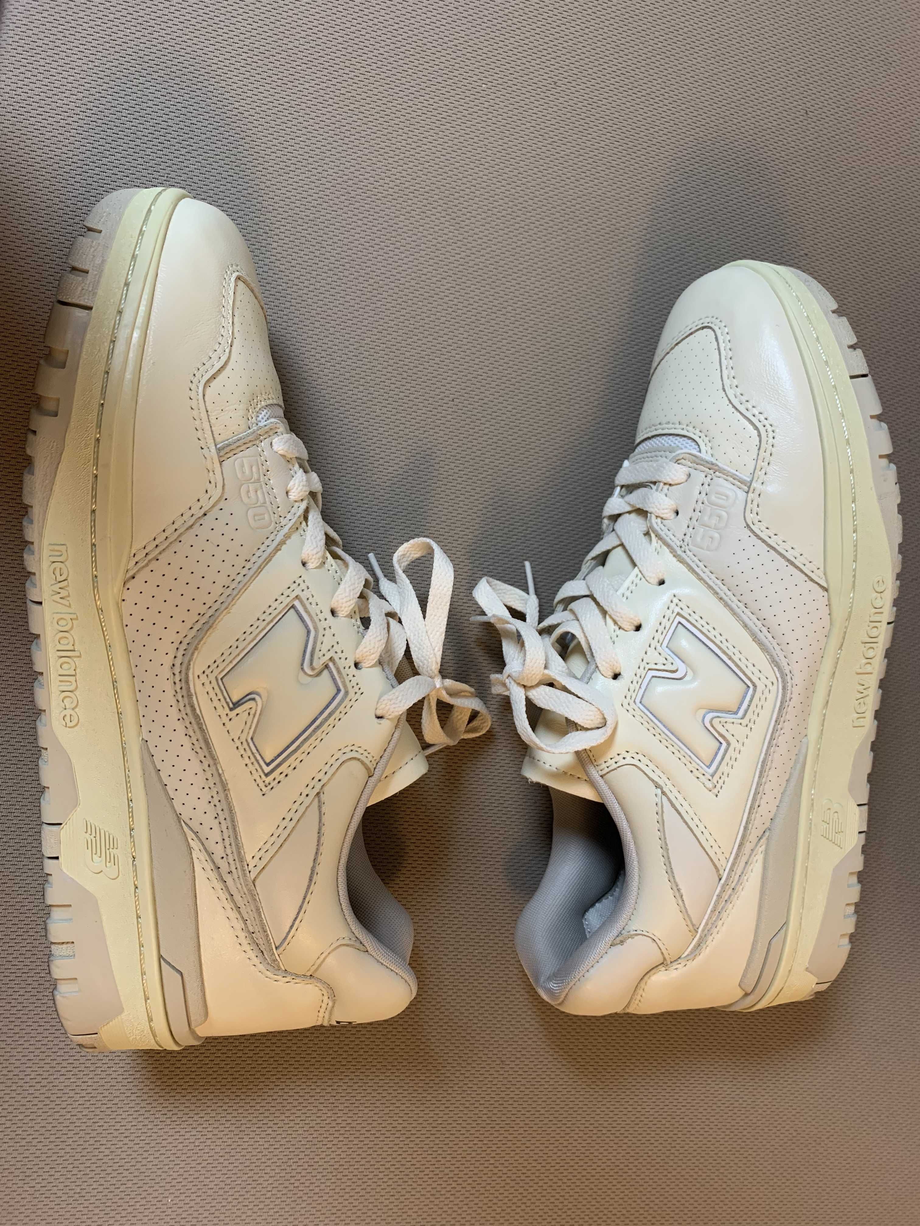 AURALEE × New Balance 550 "Pistachio/Ecru"