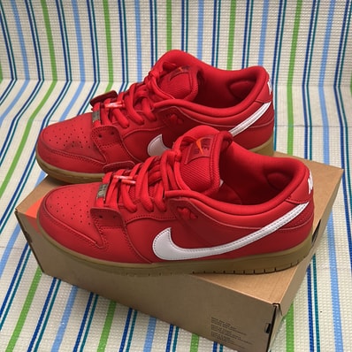 Nike SB Dunk Low Pro ISO Orange Label "University Red Gum"