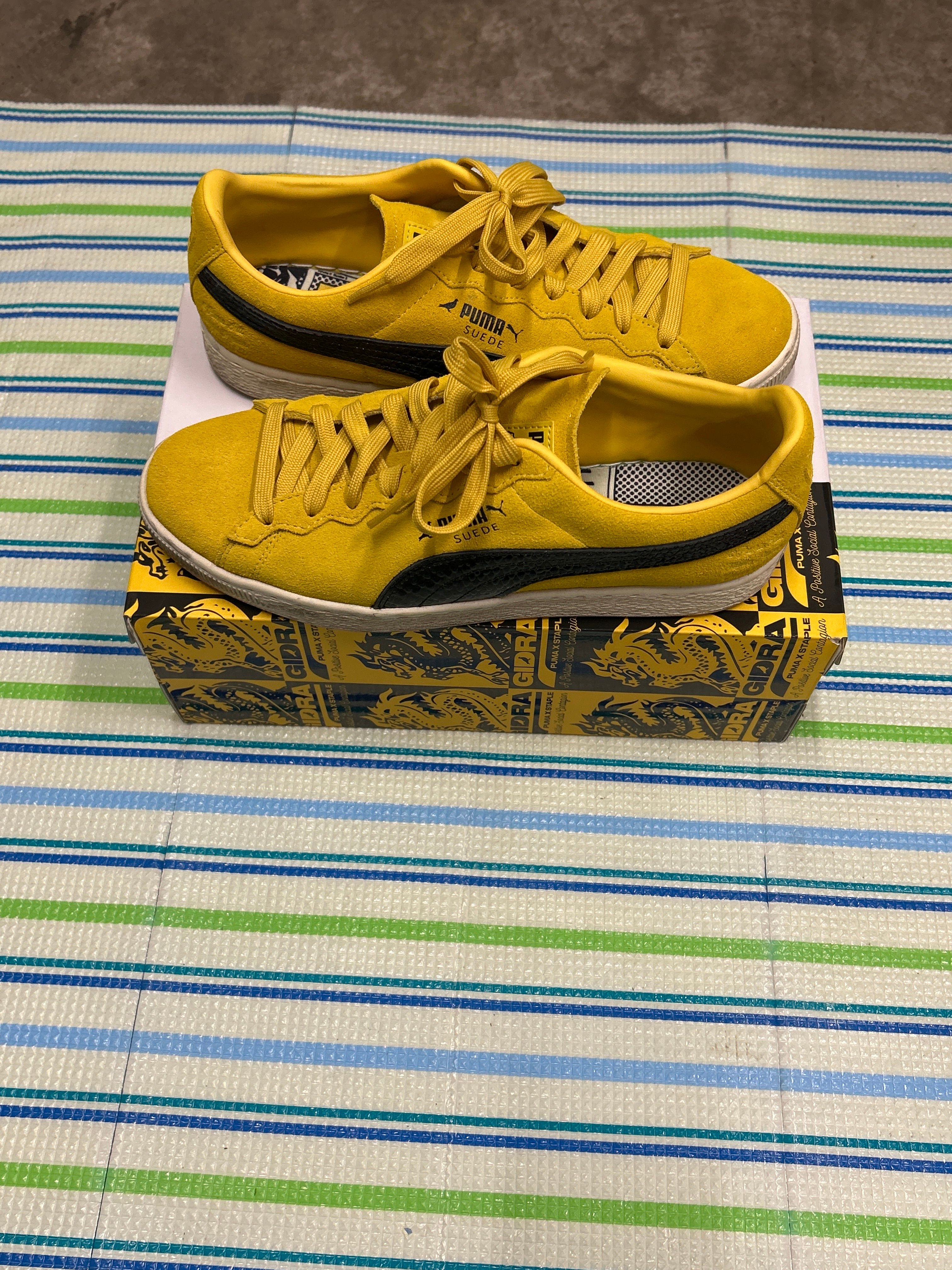 Jeff Staple × Puma Suede "Yellow/Black"