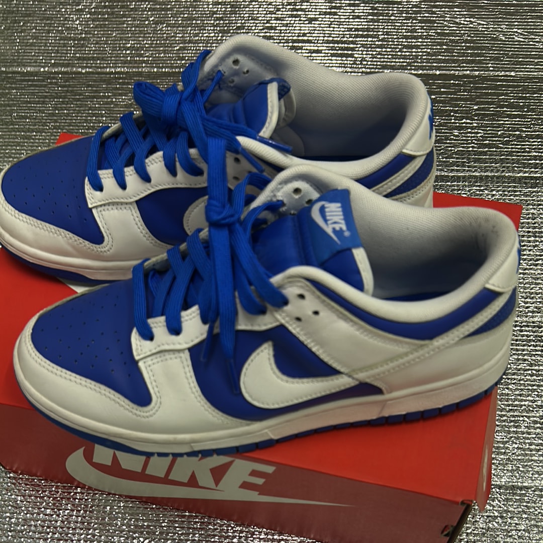 Nike Dunk Low Retro "Racer Blue and White"
