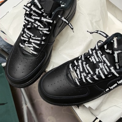 Supreme × Nike Air Force 1 Low "Black"