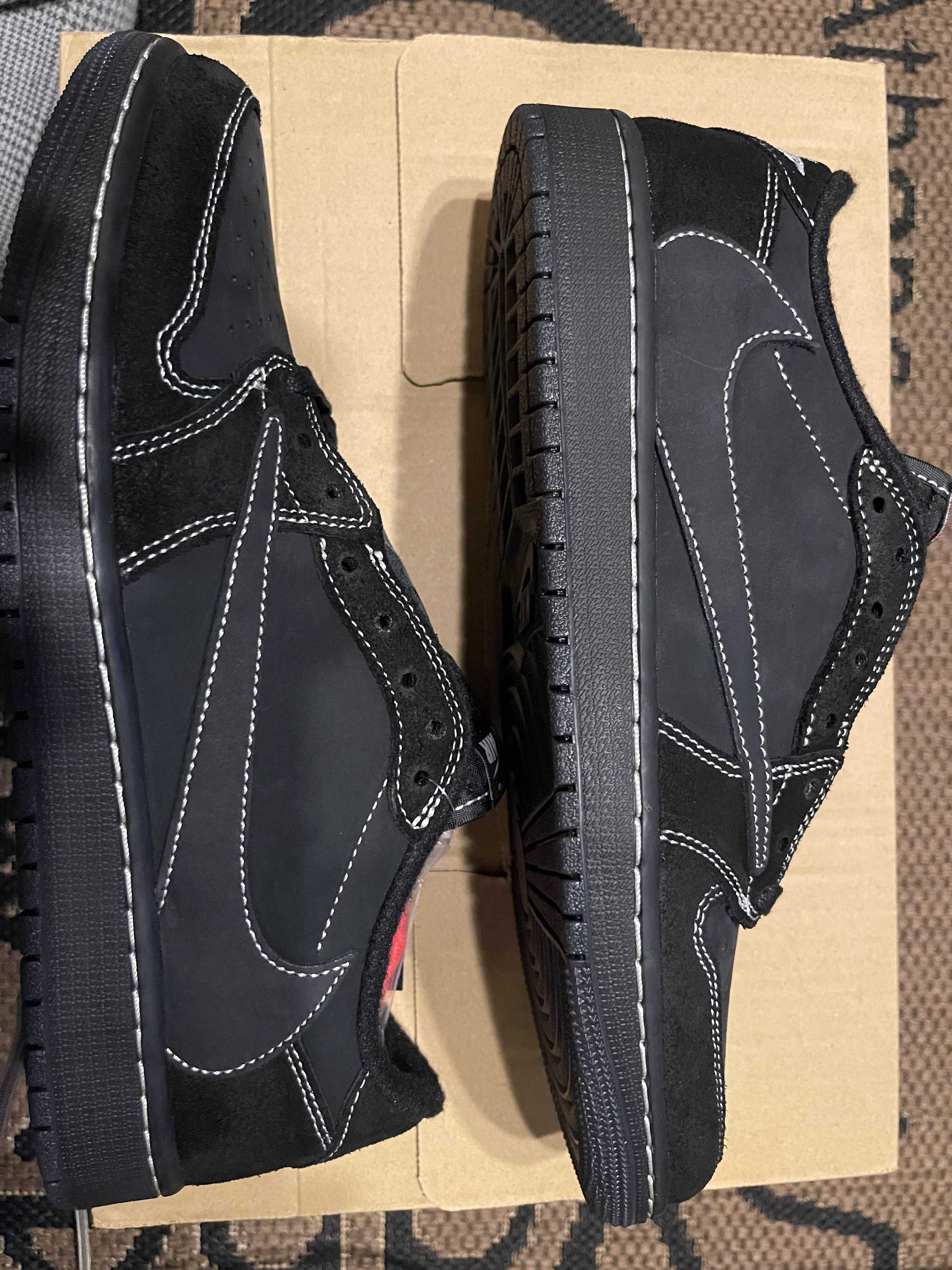 Travis Scott × Nike Air Jordan 1 Low OG SP "Black Phantom"