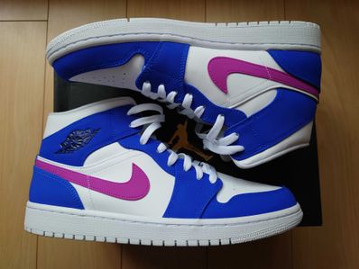 Nike Air Jordan 1 Mid "Hyper Royal/Hyper Violet/White"