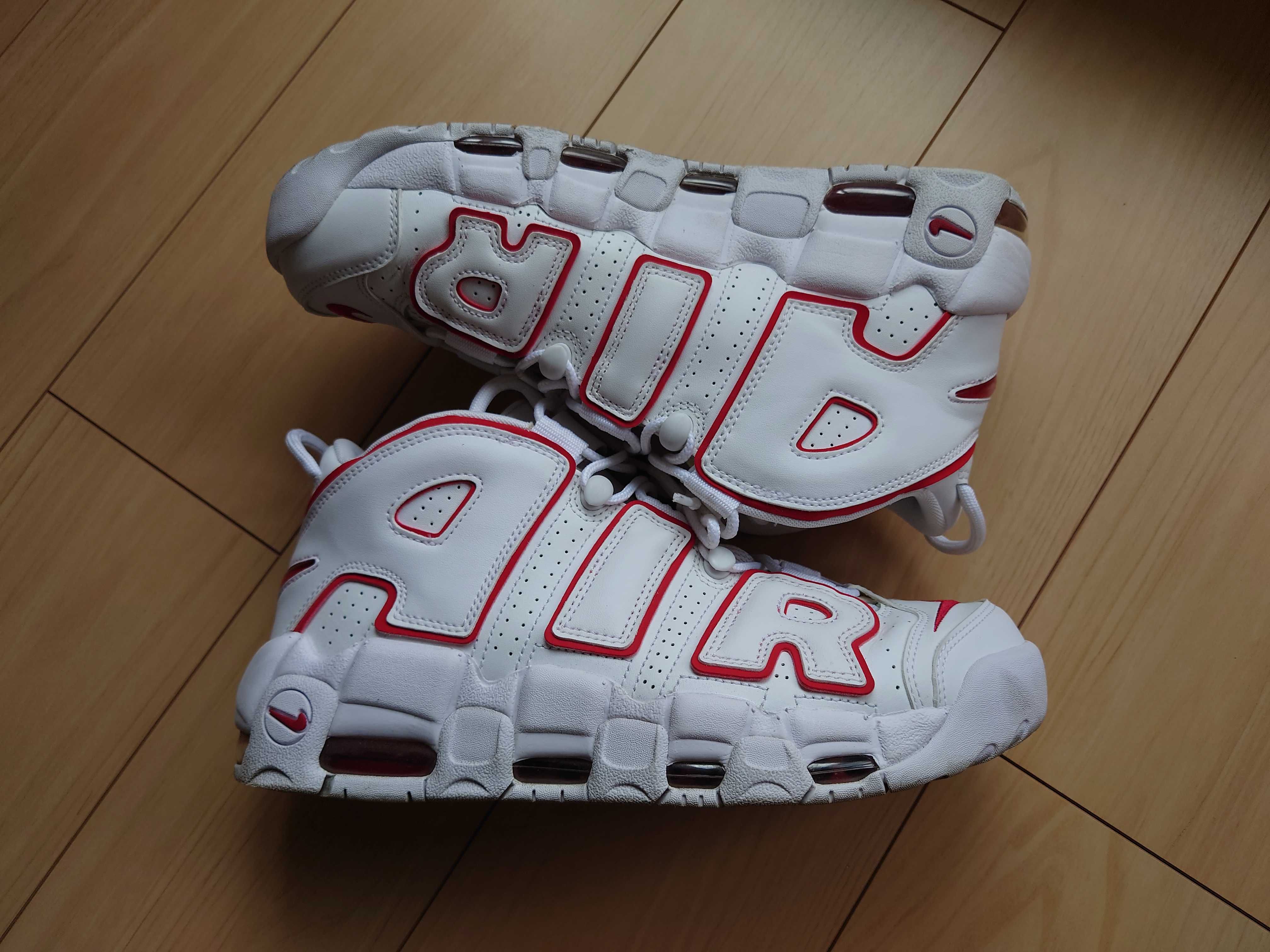 NIKE AIR MORE UPTEMPO "WHITE/VARSITY RED" (2018)