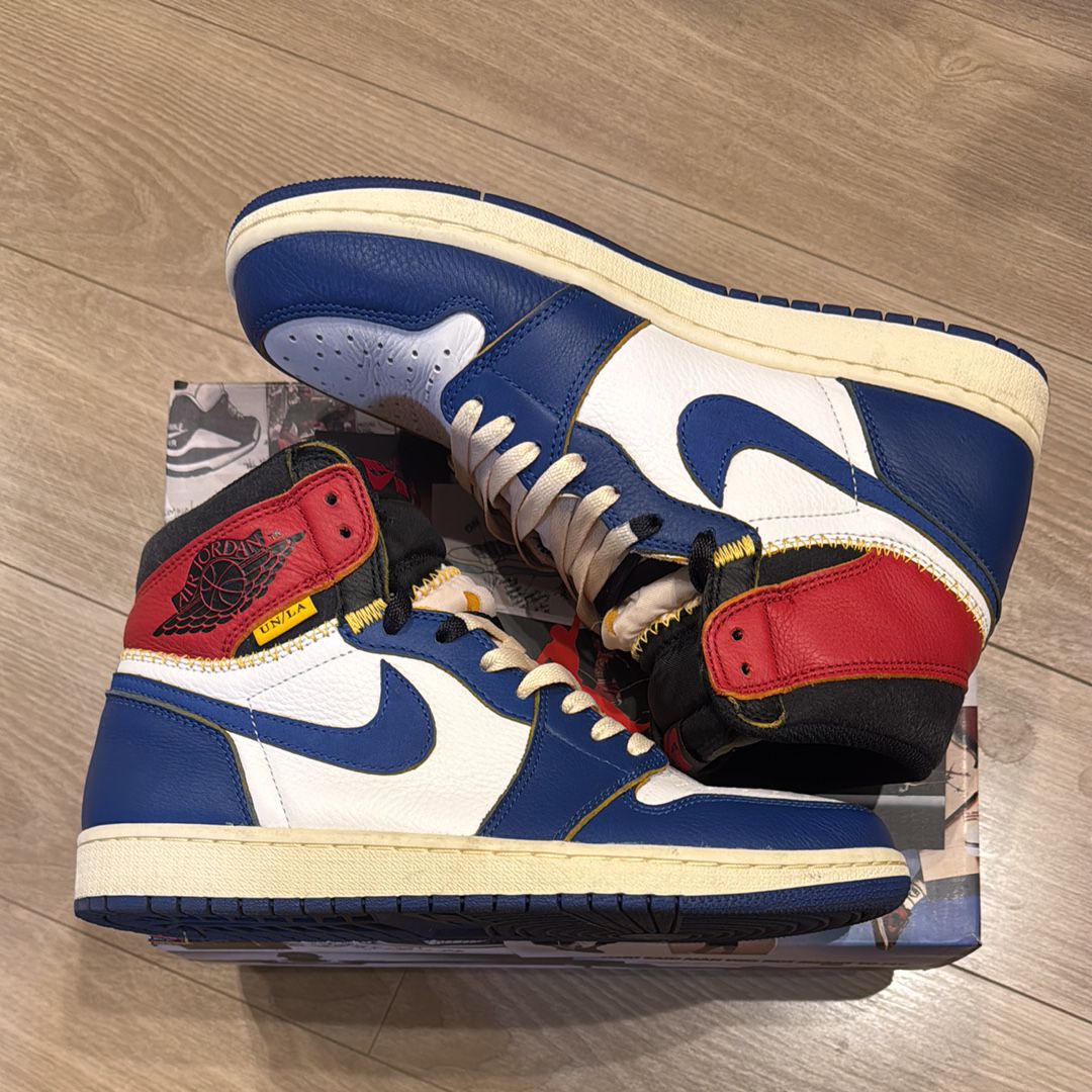 Union × Nike Air Jordan 1 Retro High OG NRG "Storm Blue/Varsity Red"