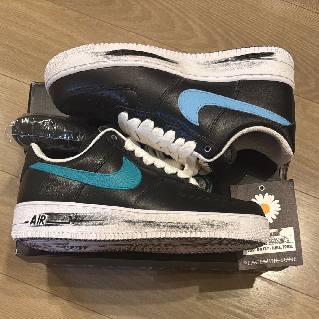 PEACEMINUSONE × Nike Air Force 1 Low '07 Para-Noise 3.0 "Black and Multi-Color" / G-DRAGON