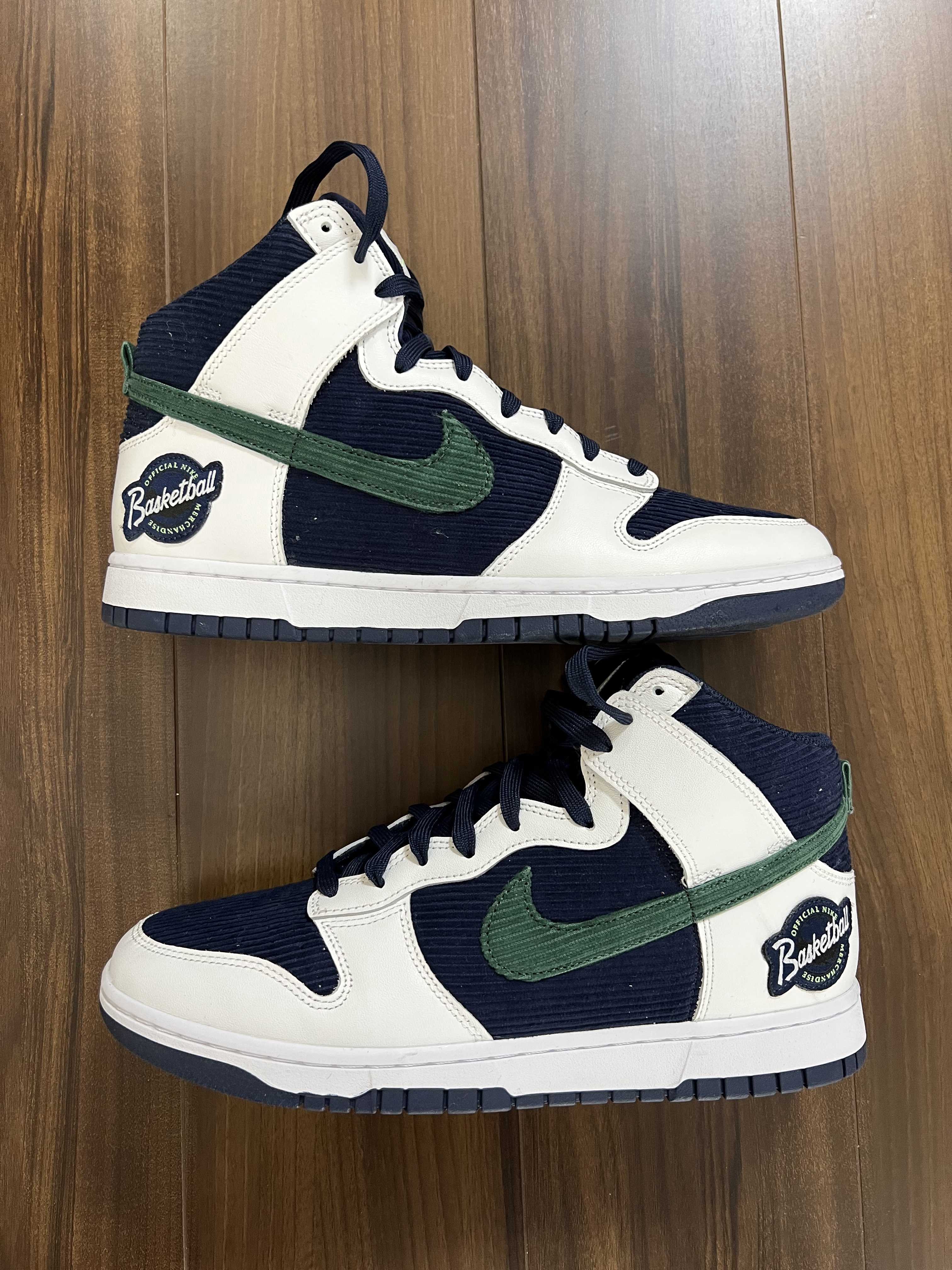 Nike Dunk High EMB "College Navy"