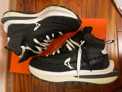 Jean-Paul Gaultier × sacai × Nike Vapor Waffle "Black/Black-White"