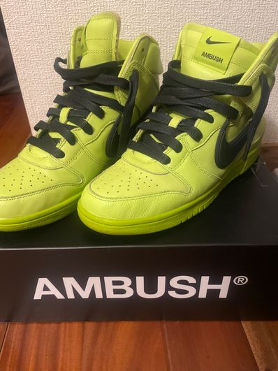 AMBUSH × NIKE DUNK HIGH "FLASH LIME"