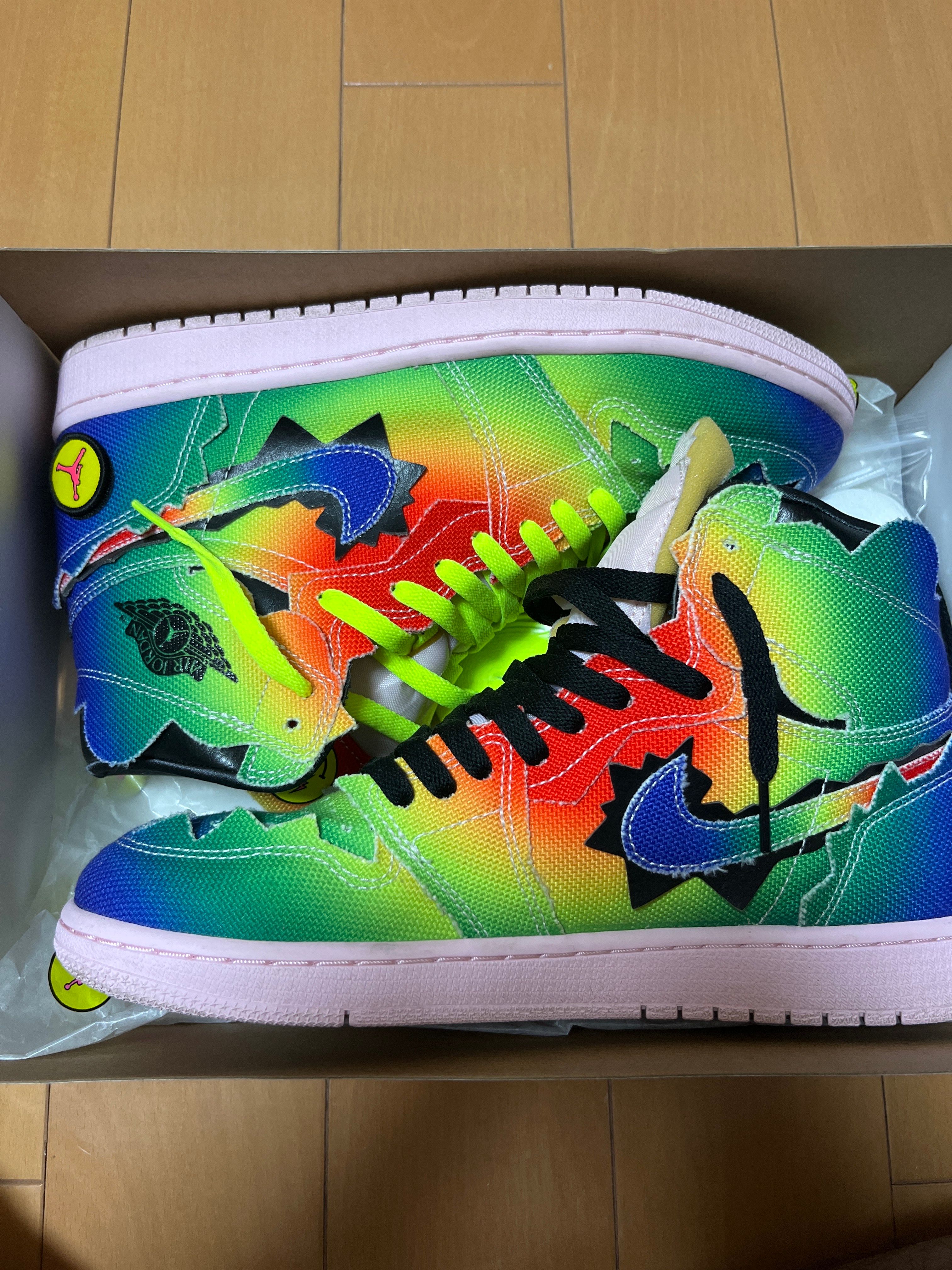 J Balvin × Nike Air Jordan 1 High OG "Rainbow"