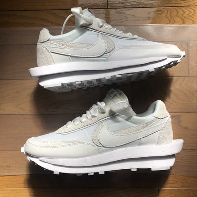sacai × Nike LDV Waffle "Triple White"