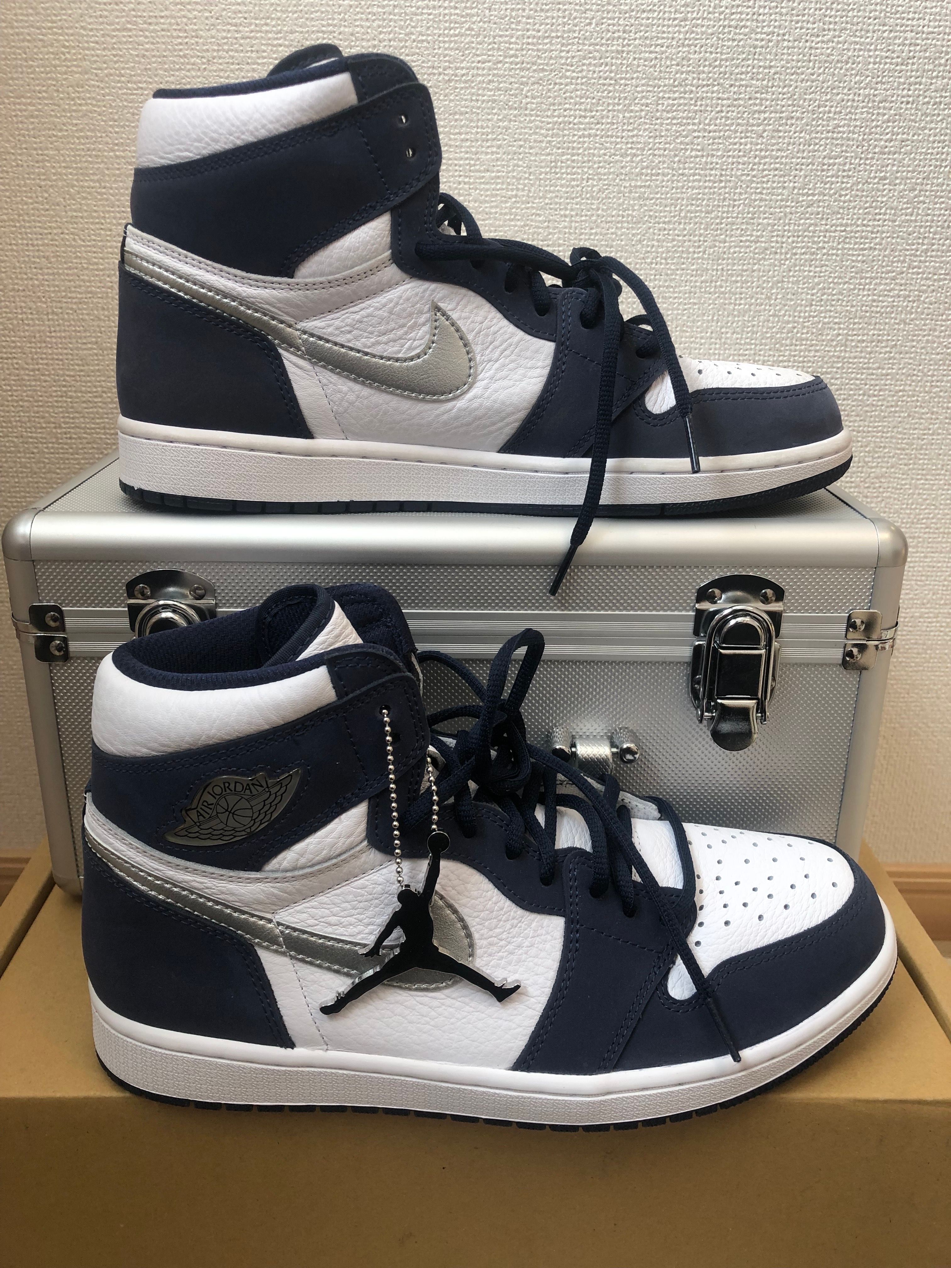 Nike Air Jordan 1 Retro High OG CO.JP "Midnight Navy"(2020)(ブリーフケース付き)
