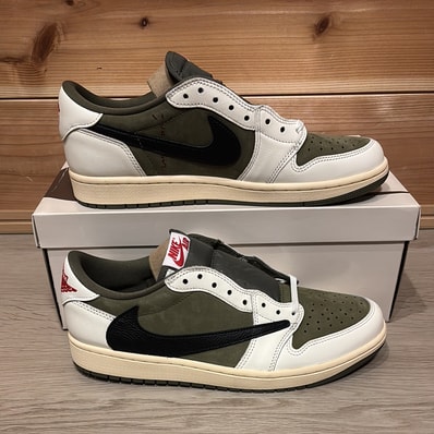 Travis Scott × Nike Air Jordan 1 Low OG SP "Reverse Olive"