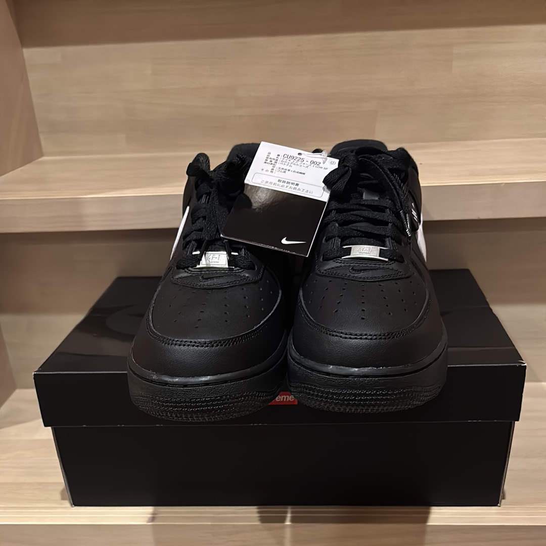 Supreme × Nike Air Force 1 Low "Black/White"