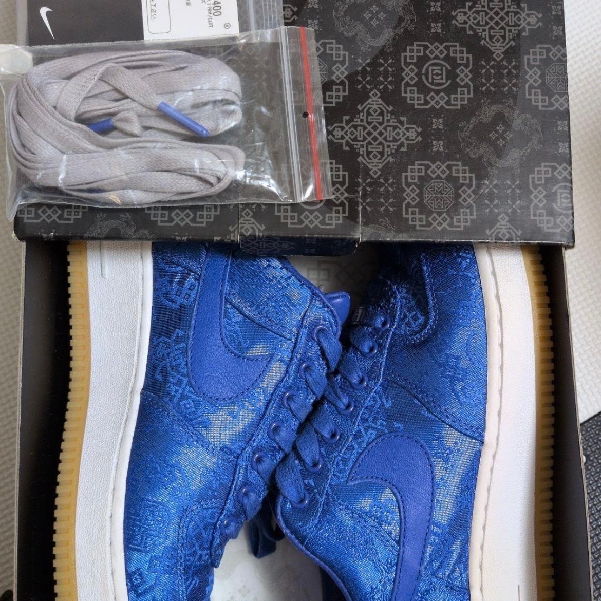 CLOT × Nike Air Force 1 Low "Blue"