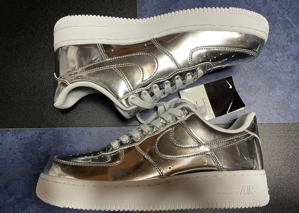 Nike Women's Air Force 1 Low Metallic "Chrome"