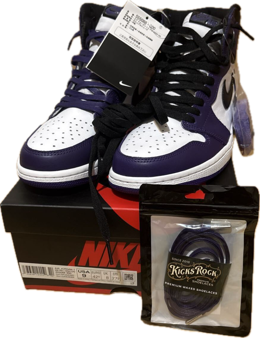 Nike Air Jordan 1 Retro High OG "Court Purple/White/Black" (2020)