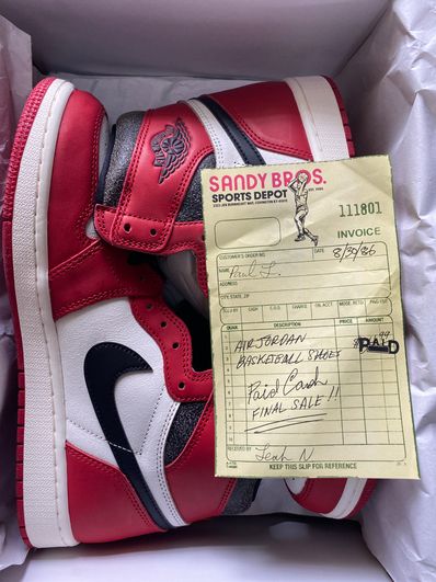 Nike Air Jordan 1 High OG "Lost & Found/Chicago"