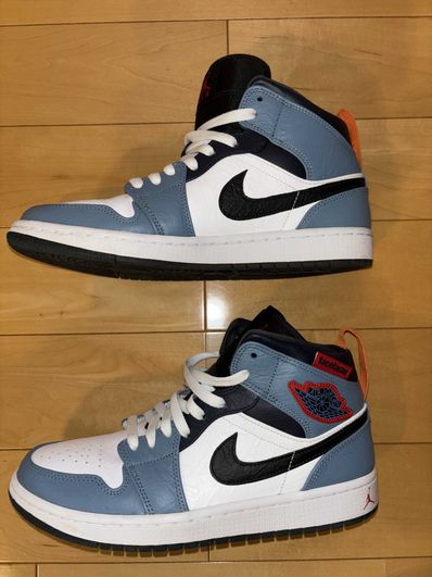 FACETASM × Nike Air Jordan 1 Mid "White/Navy"