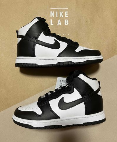Nike Women's Dunk High "Black and White"