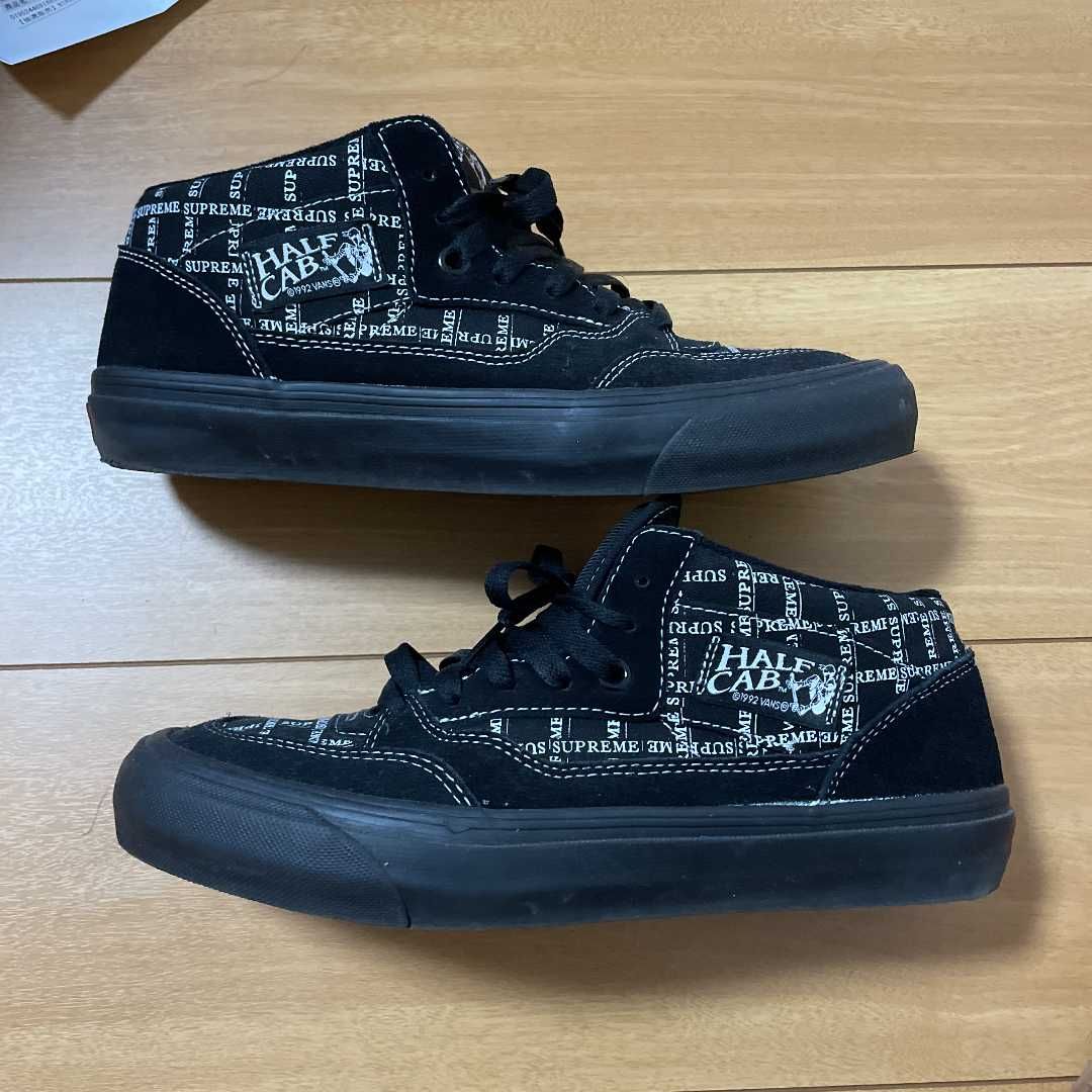 Supreme × Vans Half Cab "Black"